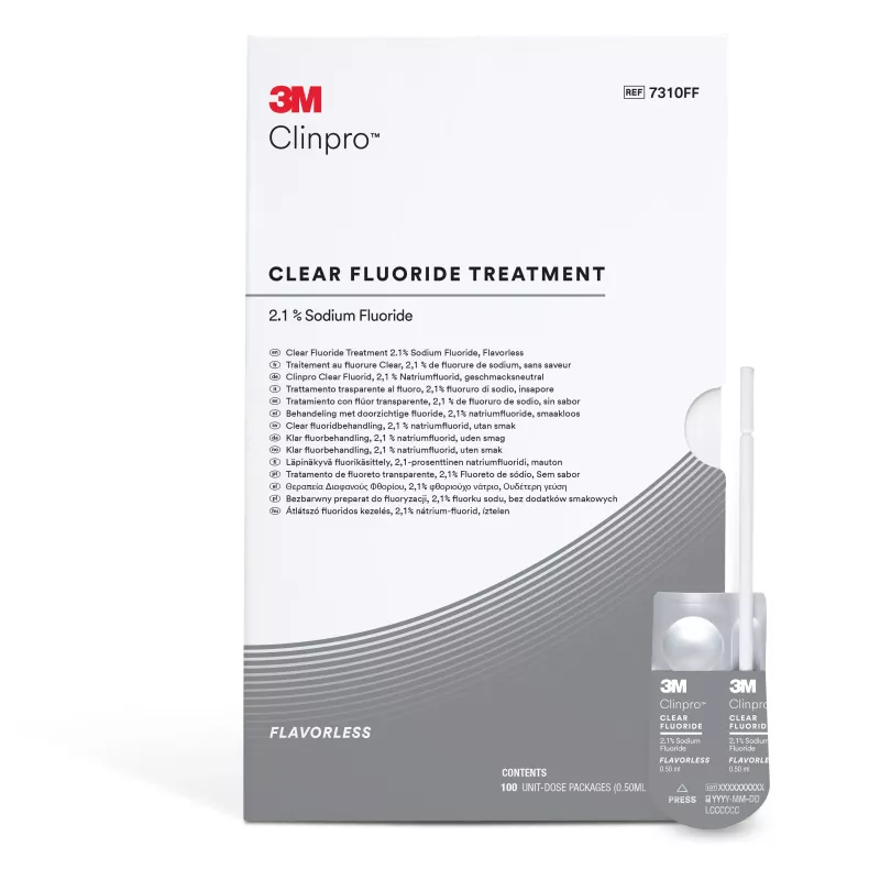 Clinpro Clear L-pop Flavorless 100 x 0.5ml