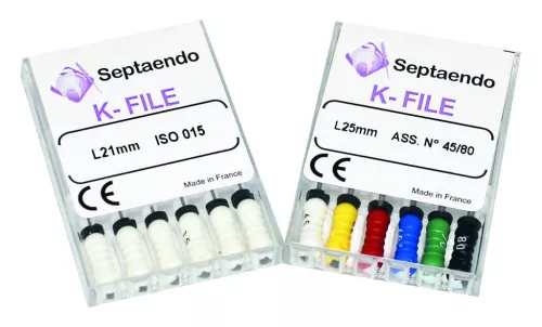 Lime Endo Kfile 25Mm Iso 006 6pcs